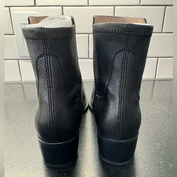 Stuart Weitzman EASYON RESERVE bootie Black leather Sz 7 NEW - Picture 9 of 13